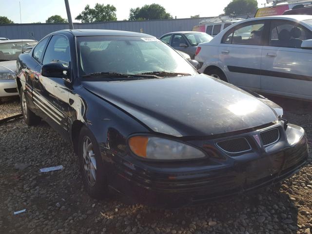 1G2NF12F62C162796 - 2002 PONTIAC GRAND AM S BLACK photo 1