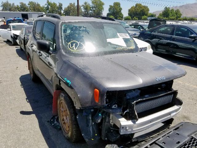 ZACCJAAB3HPF61167 - 2017 JEEP RENEGADE S GRAY photo 1