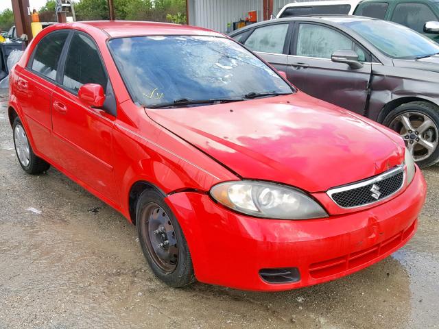 KL5JD66Z78K835455 - 2008 SUZUKI RENO BASE RED photo 1