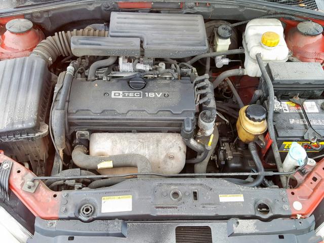 KL5JD66Z78K835455 - 2008 SUZUKI RENO BASE RED photo 7