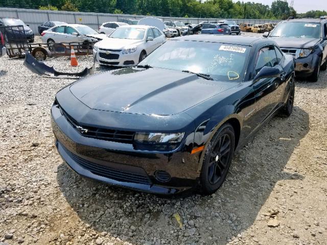 2G1FA1E38E9181192 - 2014 CHEVROLET CAMARO LS BLACK photo 2