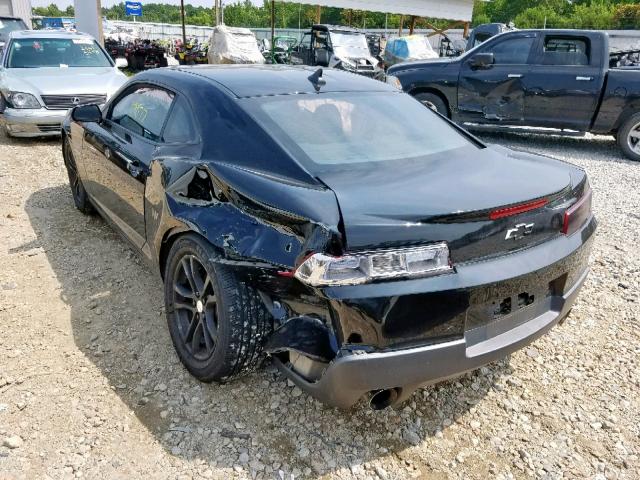 2G1FA1E38E9181192 - 2014 CHEVROLET CAMARO LS BLACK photo 3