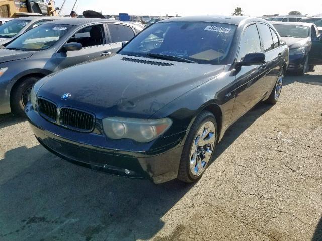 WBAGL63492DP53963 - 2002 BMW 745 I BLACK photo 2