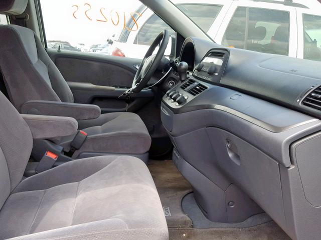 5FNRL38225B125080 - 2005 HONDA ODYSSEY LX SILVER photo 5