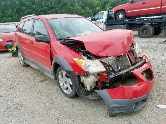 5Y2SL63815Z462655 - 2005 PONTIAC VIBE RED photo 1