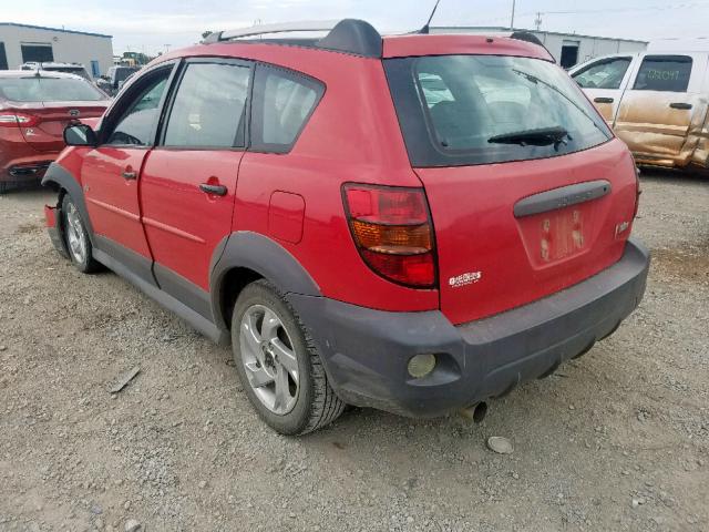 5Y2SL63815Z462655 - 2005 PONTIAC VIBE RED photo 3