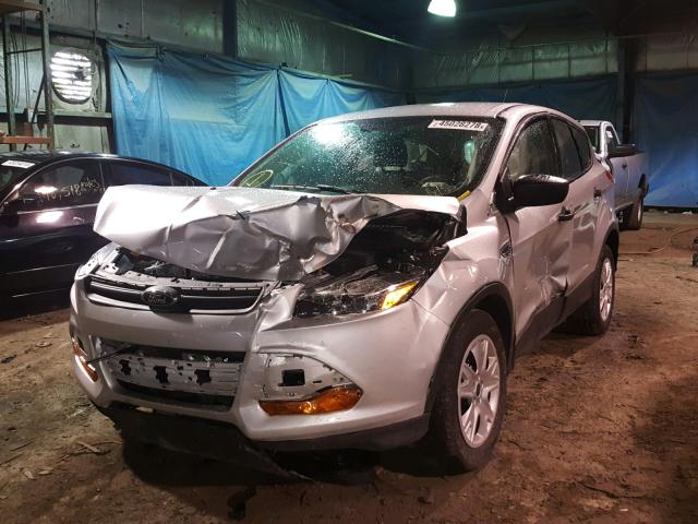 1FMCU0F74GUC52788 - 2016 FORD ESCAPE S GRAY photo 2