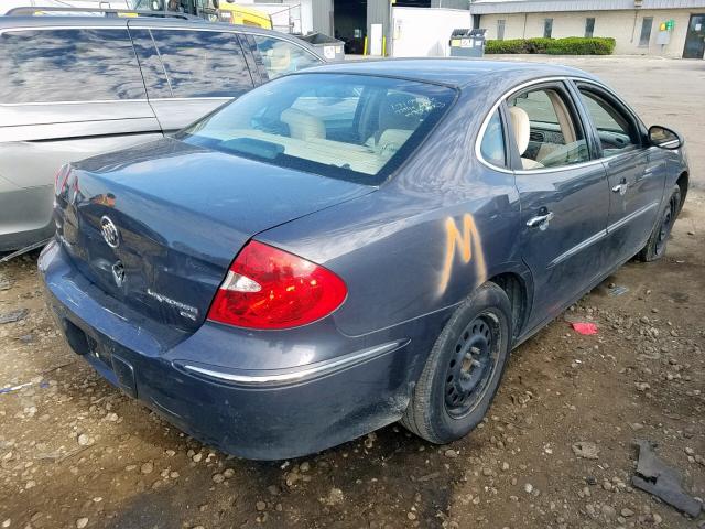 2G4WC582781239125 - 2008 BUICK LACROSSE C GREEN photo 4