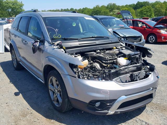 3C4PDDGG9HT543231 - 2017 DODGE JOURNEY CR GRAY photo 1