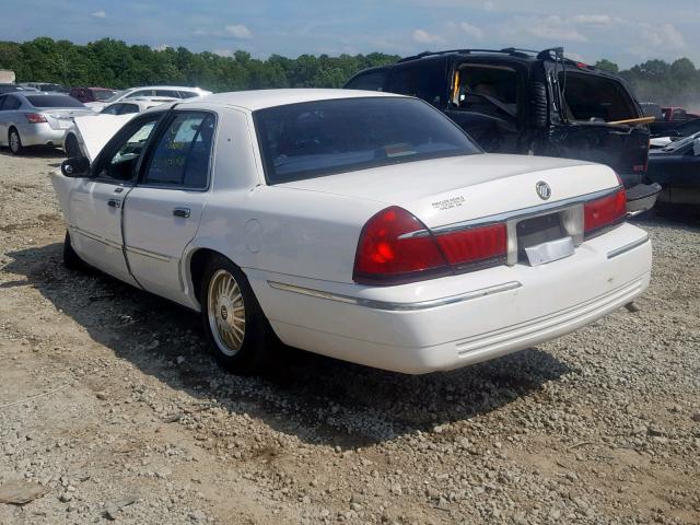 2MEFM75W4WX690476 - 1998 MERCURY GRAND MARQ WHITE photo 3