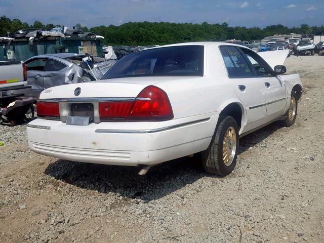 2MEFM75W4WX690476 - 1998 MERCURY GRAND MARQ WHITE photo 4