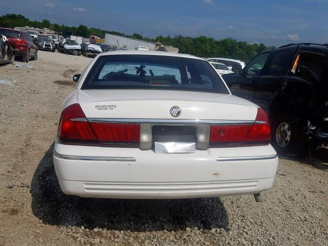 2MEFM75W4WX690476 - 1998 MERCURY GRAND MARQ WHITE photo 9