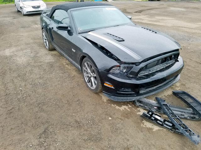 1ZVBP8FF4E5300663 - 2014 FORD MUSTANG GT BLACK photo 1