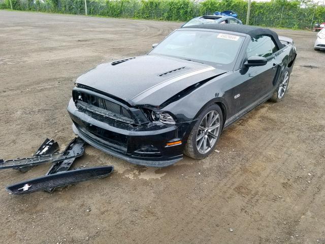 1ZVBP8FF4E5300663 - 2014 FORD MUSTANG GT BLACK photo 2