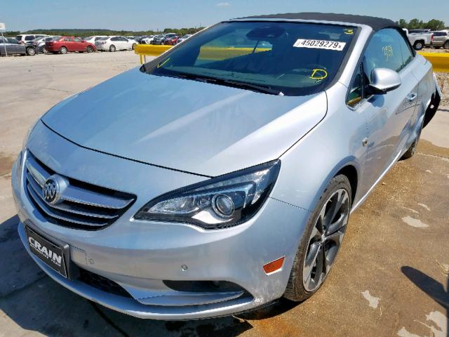 W04WT3N54GG111203 - 2016 BUICK CASCADA PR BLUE photo 2