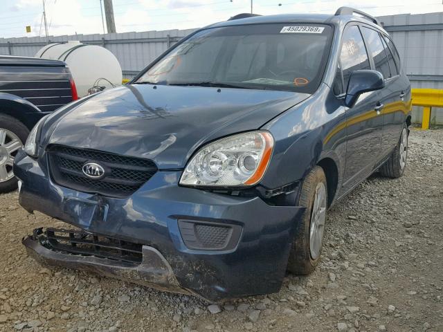 KNAFG526597252008 - 2009 KIA RONDO LX BLUE photo 2