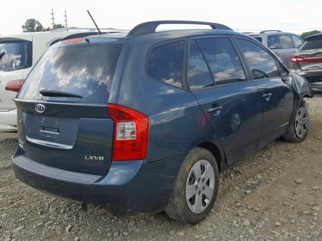 KNAFG526597252008 - 2009 KIA RONDO LX BLUE photo 4