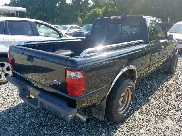 1FTYR14U91TA55266 - 2001 FORD RANGER SUP BLACK photo 4