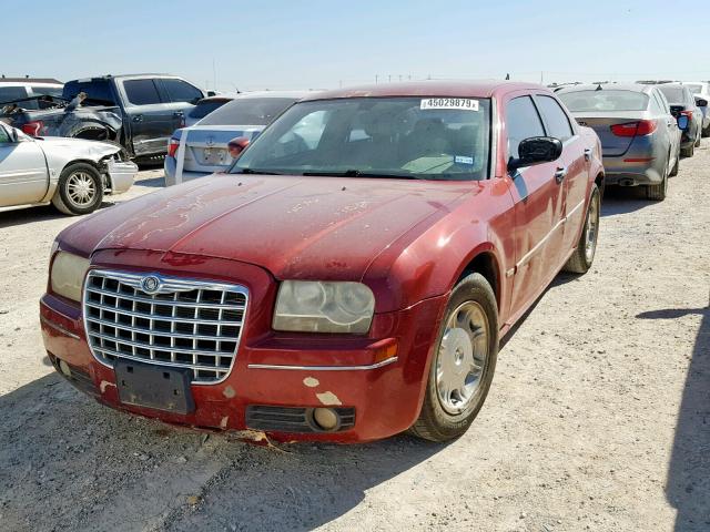 2C3KA53G07H693707 - 2007 CHRYSLER 300 TOURIN BURGUNDY photo 2