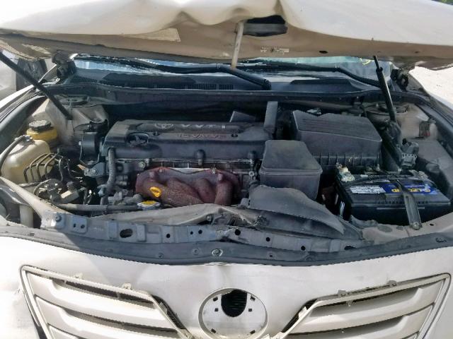 4T1BE46K27U604058 - 2007 TOYOTA CAMRY NEW SILVER photo 7