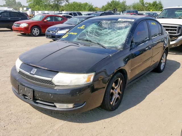 1G8AL54F24Z119641 - 2004 SATURN ION LEVEL BLACK photo 2