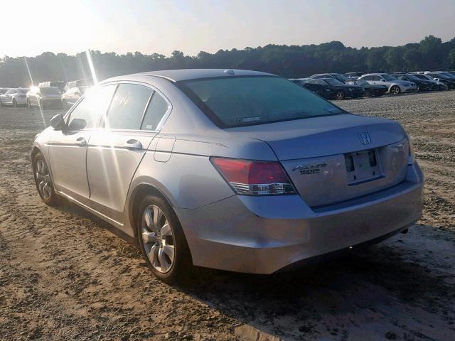 1HGCP26898A075479 - 2008 HONDA ACCORD EXL SILVER photo 3