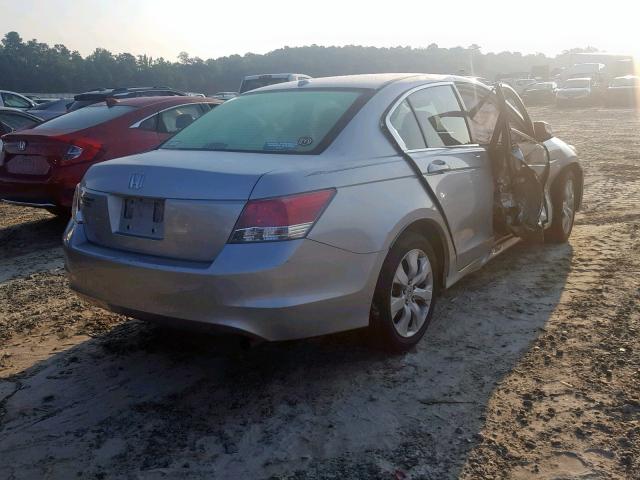 1HGCP26898A075479 - 2008 HONDA ACCORD EXL SILVER photo 4