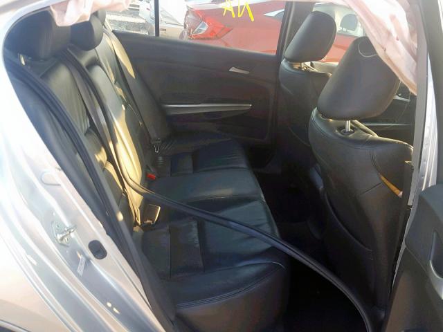 1HGCP26898A075479 - 2008 HONDA ACCORD EXL SILVER photo 6