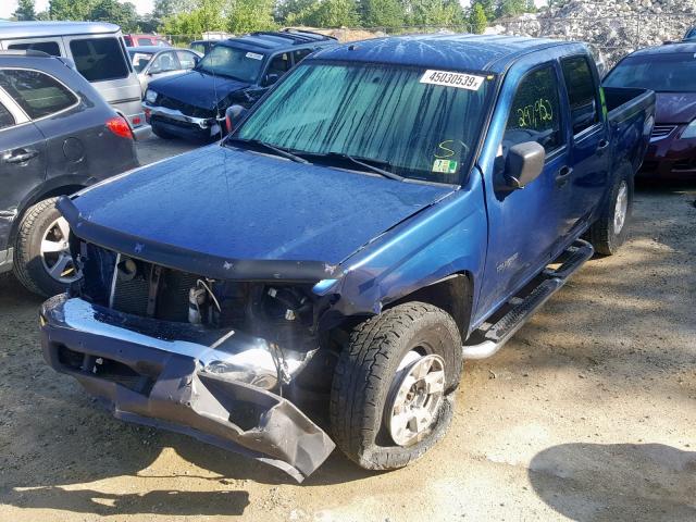 1GCDT136858230215 - 2005 CHEVROLET COLORADO BLUE photo 2