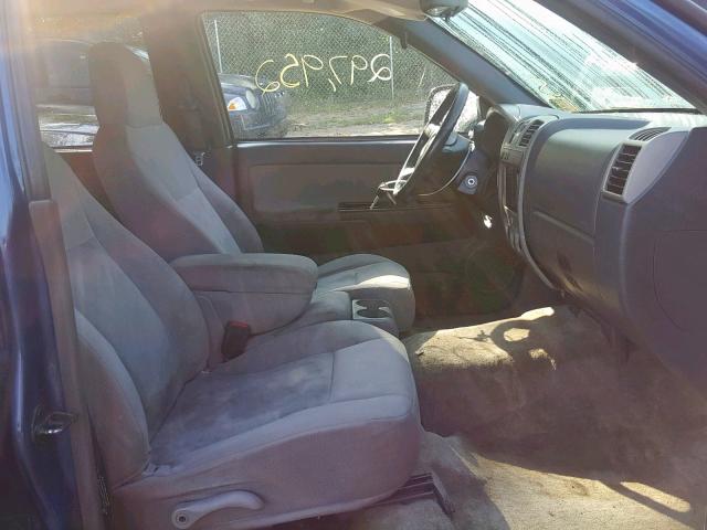 1GCDT136858230215 - 2005 CHEVROLET COLORADO BLUE photo 5