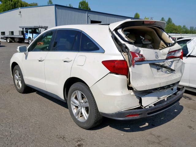 5J8TB3H57EL007284 - 2014 ACURA RDX TECHNO WHITE photo 3