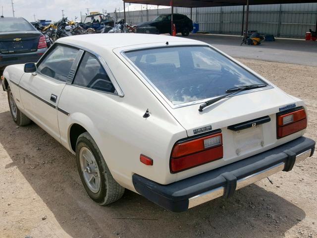 JN1HZ06S9BX405241 - 1981 DATSUN 280ZX 2+2 WHITE photo 3