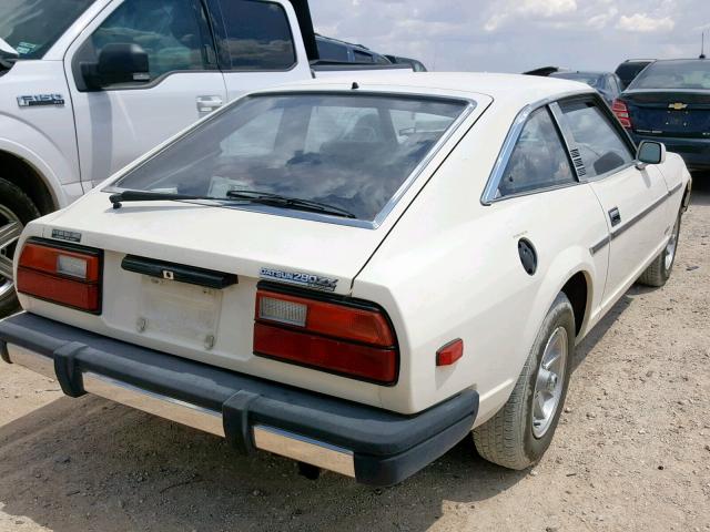 JN1HZ06S9BX405241 - 1981 DATSUN 280ZX 2+2 WHITE photo 4