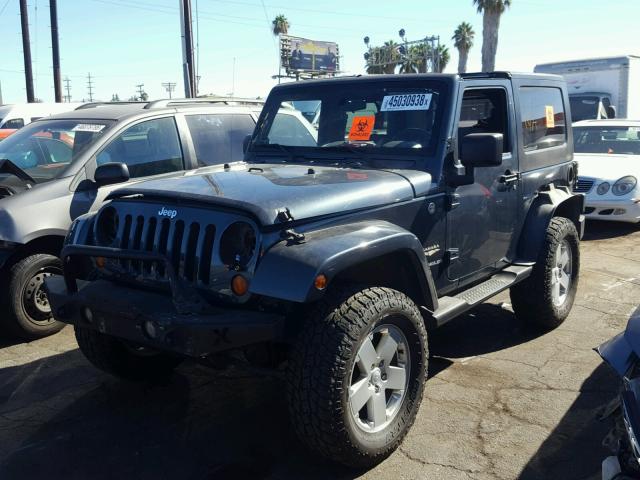 1J4FA54127L180818 - 2007 JEEP WRANGLER S BLUE photo 2