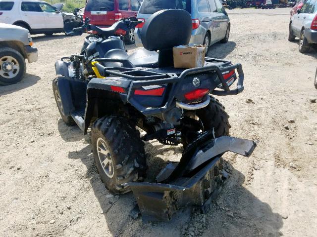 3JBEPLN139J001064 - 2009 CAN-AM OUTLANDER BLACK photo 3