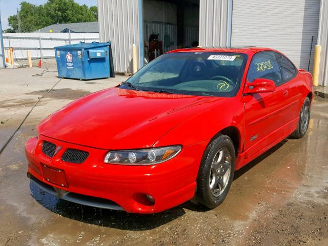 1G2WP1214WF273194 - 1998 PONTIAC GRAND PRIX Կարմիր լուսանկար 2