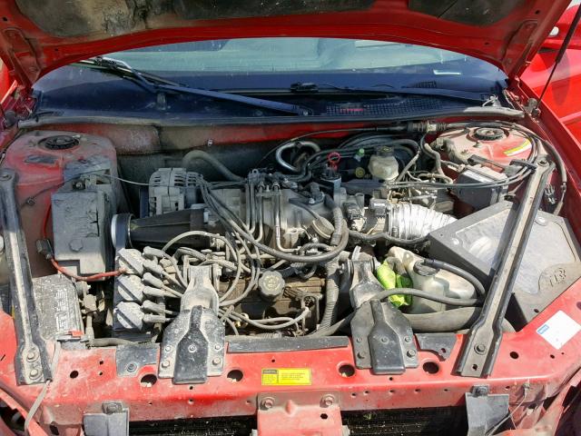1G2WP1214WF273194 - 1998 PONTIAC GRAND PRIX Կարմիր լուսանկար 7