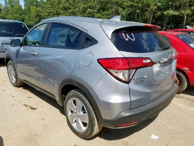 3CZRU6H53KM725925 - 2019 HONDA HR-V EX SILVER photo 3