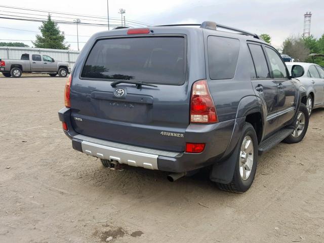 JTEBU14R440039610 - 2004 TOYOTA 4RUNNER SR GRAY photo 4