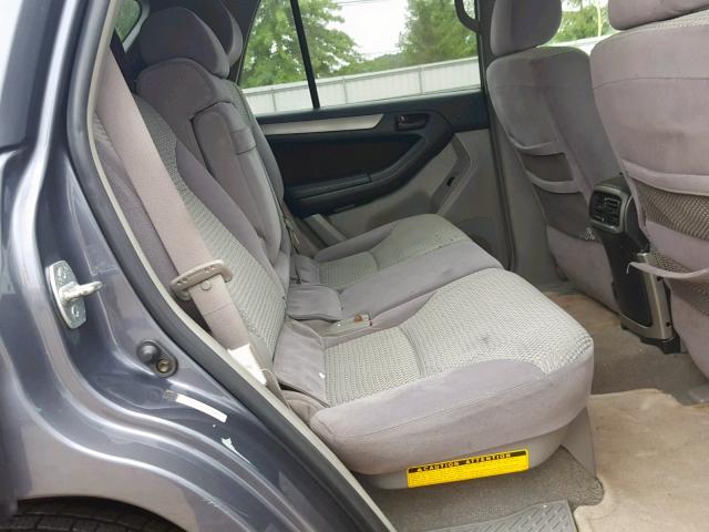 JTEBU14R440039610 - 2004 TOYOTA 4RUNNER SR GRAY photo 6