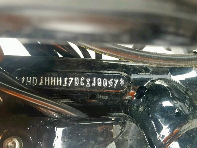 1HD1HHH17DC810057 - 2013 HARLEY-DAVIDSON VRSCDX NIG BLACK photo 10