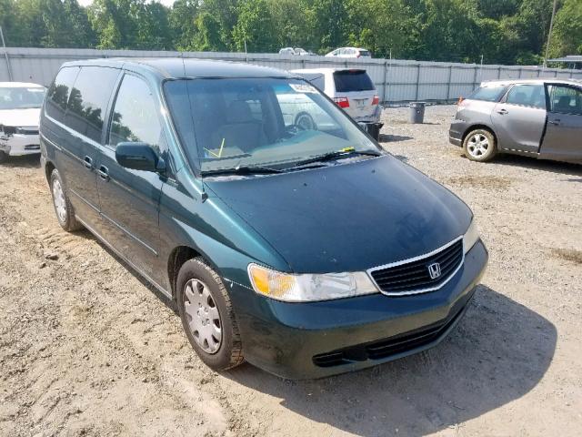 2HKRL1857YH504631 - 2000 HONDA ODYSSEY LX GREEN photo 1