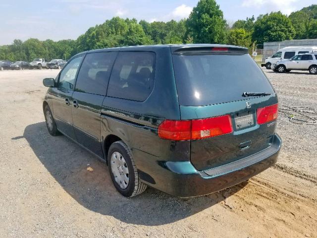 2HKRL1857YH504631 - 2000 HONDA ODYSSEY LX GREEN photo 3