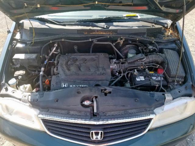 2HKRL1857YH504631 - 2000 HONDA ODYSSEY LX GREEN photo 7