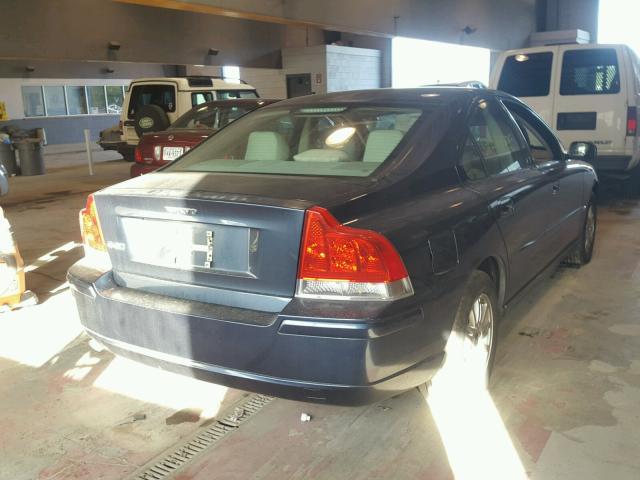 YV1RS612452440278 - 2005 VOLVO S60 BLUE photo 4