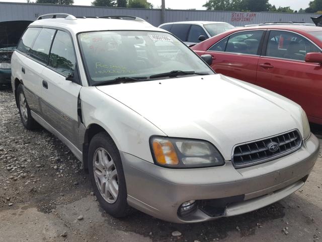 4S3BH675937629046 - 2003 SUBARU LEGACY OUT WHITE photo 1