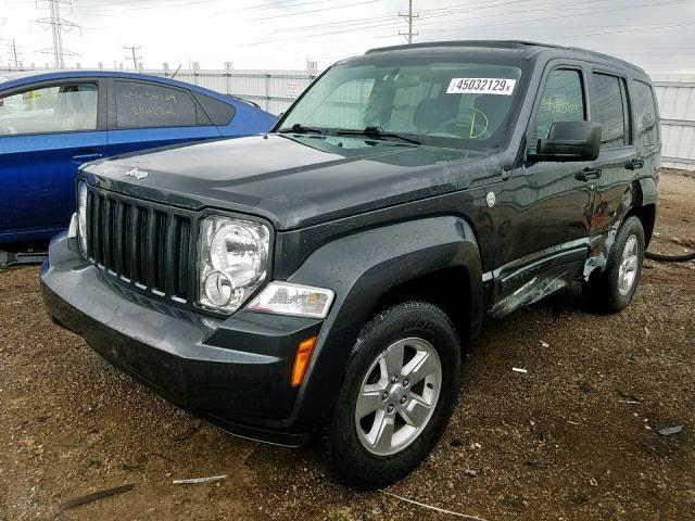 1J4PN2GK5AW161570 - 2010 JEEP LIBERTY SP BLACK photo 2