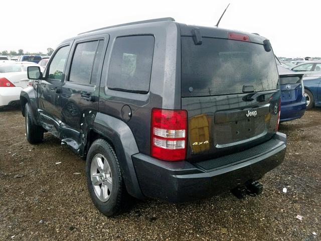 1J4PN2GK5AW161570 - 2010 JEEP LIBERTY SP BLACK photo 3