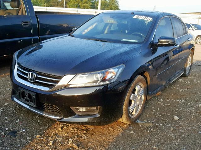 1HGCR3F85EA037405 - 2014 HONDA ACCORD EXL BLACK photo 2