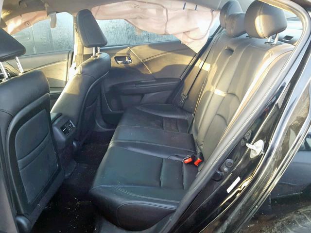 1HGCR3F85EA037405 - 2014 HONDA ACCORD EXL BLACK photo 6